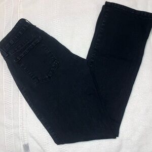 Classic Black Women's Jeans Mini Boot Cut